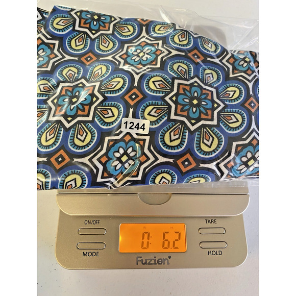 Daniel Rainn Sz 2X Tunic Blouse Top Blue Geometric V Neck Peasant Boho Festival - Picture 11 of 11